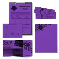 Astrobrights® Color Multi-Use Printer & Copy Paper, 1 Ream, Gravity Grape, Letter (8.5