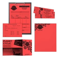 Astrobrights® Color Multi-Use Printer & Copy Paper, 1 Ream, Rocket Red, Letter (8.5