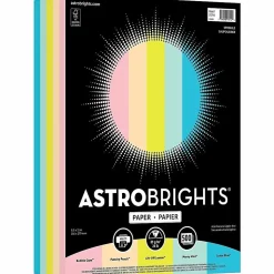 Astrobrights® Color Multi-Use Printer & Copy Paper, 1 Ream, Assorted Colors, Letter (8.5" x 11"), 500 Sheets Per Ream, 24 Lb, 94 Brightness