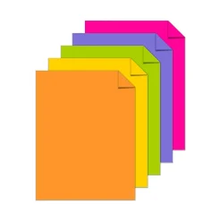 Astrobrights® Color Multi-Use Printer & Copy Paper, 1 Ream, Happy Color Assortment, Letter (8.5" x 11"), 500 Sheets Per Ream, 24 Lb, 94 Brightness