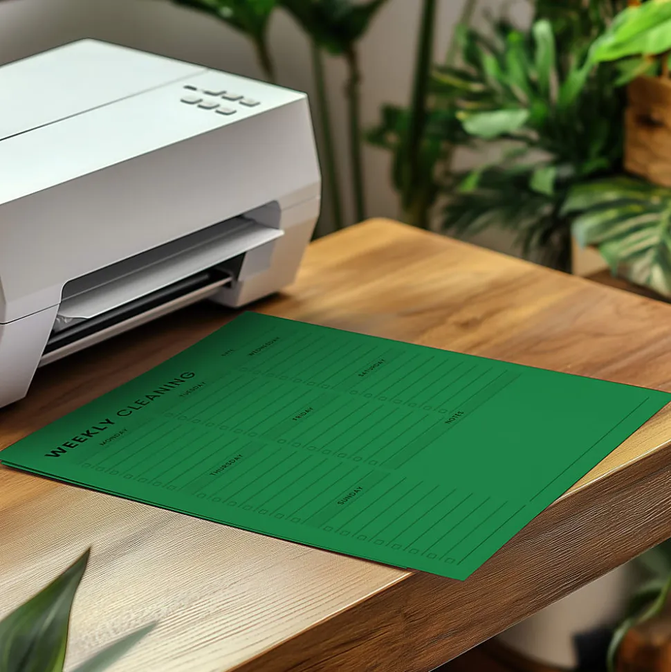 Astrobrights® Color Multi-Use Printer & Copy Paper, 1 Ream, Gamma Green, Letter (8.5" x 11"), 500 Sheets Per Ream, 24 Lb, 94 Brightness