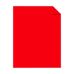 Astrobrights® Color Multi-Use Printer & Copy Paper, 1 Ream, Re-Entry Red, Letter (8.5" x 11"), 500 Sheets Per Ream, 24 Lb, 94 Brightness