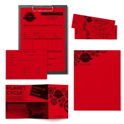 Astrobrights® Color Multi-Use Printer & Copy Paper, 1 Ream, Re-Entry Red, Letter (8.5