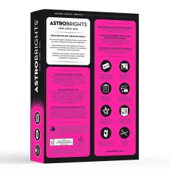 Astrobrights® Color Multi-Use Printer & Copy Paper, 1 Ream, Fireball Fuchsia, Letter (8.5" x 11"), 500 Sheets Per Ream, 24 Lb, 94 Brightness