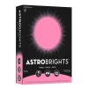 Astrobrights® Color Multi-Use Printer & Copy Paper, 1 Ream, Pulsar Pink, Letter (8.5" x 11"), 500 Sheets Per Ream, 24 Lb, 94 Brightness