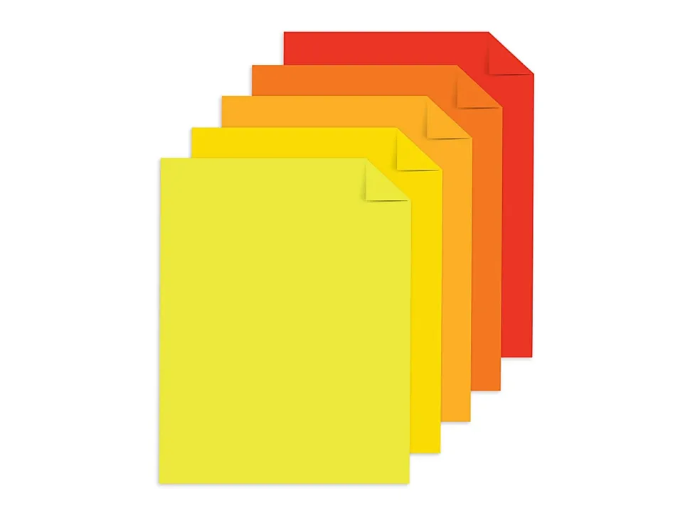 Astrobrights Color Paper, Solar Sparks Assortment, Letter (8-1/2" x 11"), 100 Sheets Per Ream, 24 Lb, 96 Brightness
