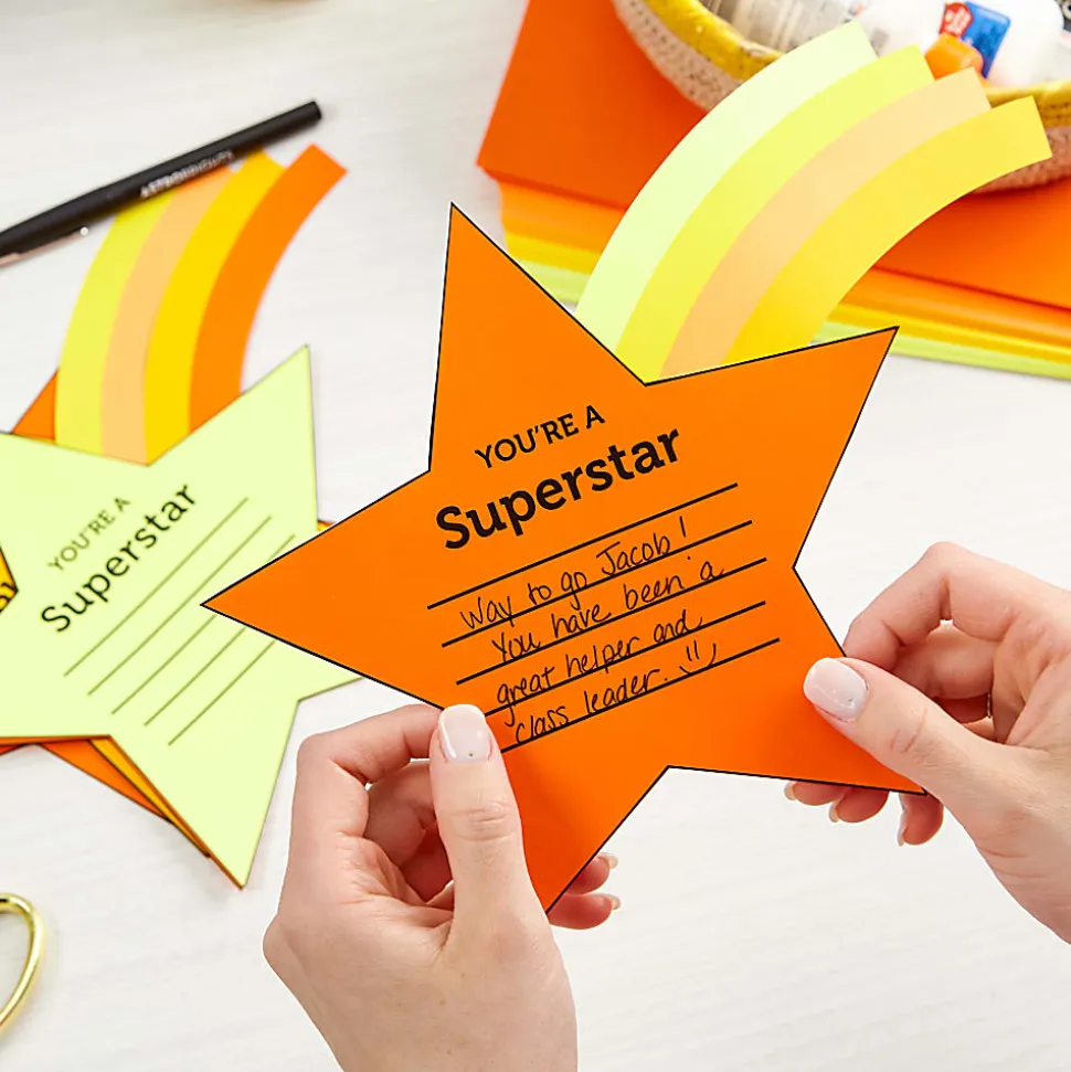 Astrobrights Color Paper, Solar Sparks Assortment, Letter (8-1/2" x 11"), 100 Sheets Per Ream, 24 Lb, 96 Brightness