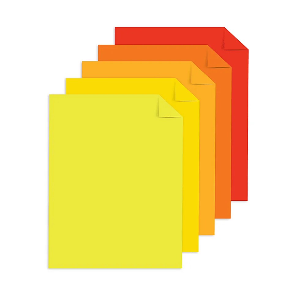 Astrobrights Color Paper, Solar Sparks Assortment, Letter (8-1/2" x 11"), 100 Sheets Per Ream, 24 Lb, 96 Brightness