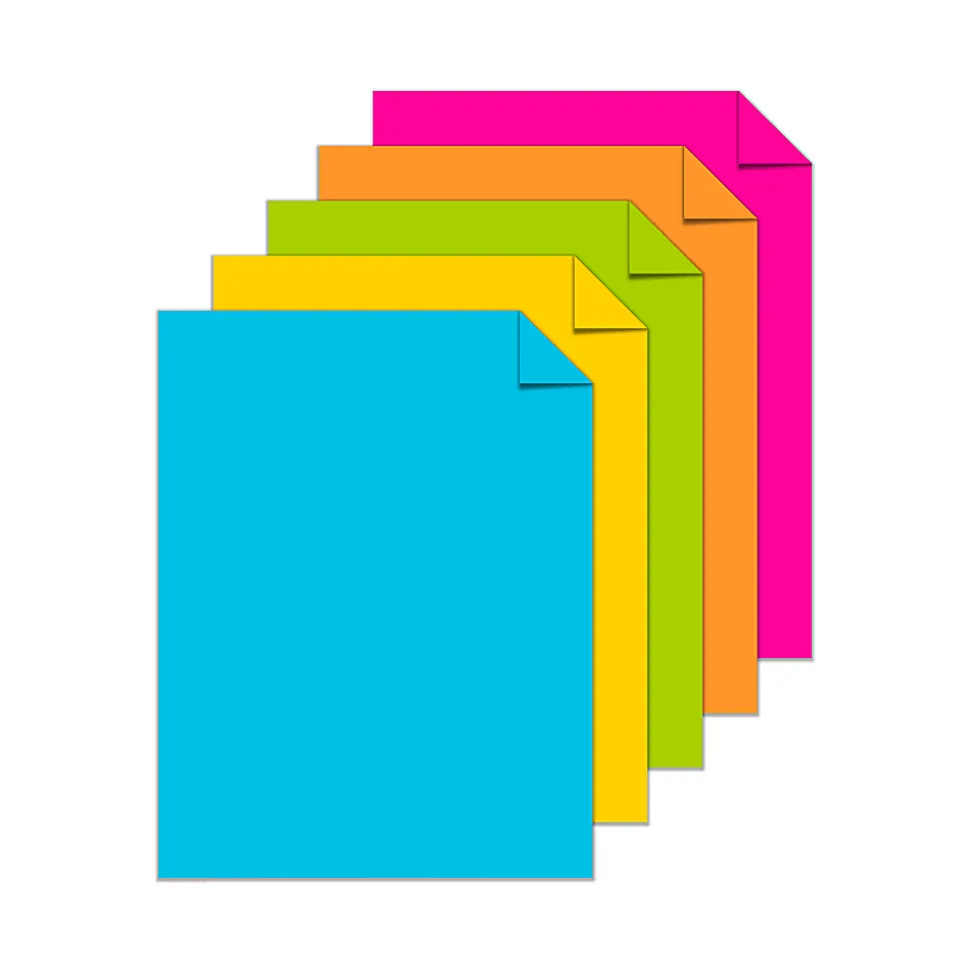 Astrobrights Color Paper, 8-1/2" x 11", Bright Assortment, Total Qty 100