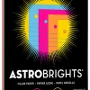 Astrobrights® Filler Paper, 8" x 10 1/2", Wide Ruled, 20 Lb, FSC® Certified, Assorted Colors, Pack Of 100 Sheets
