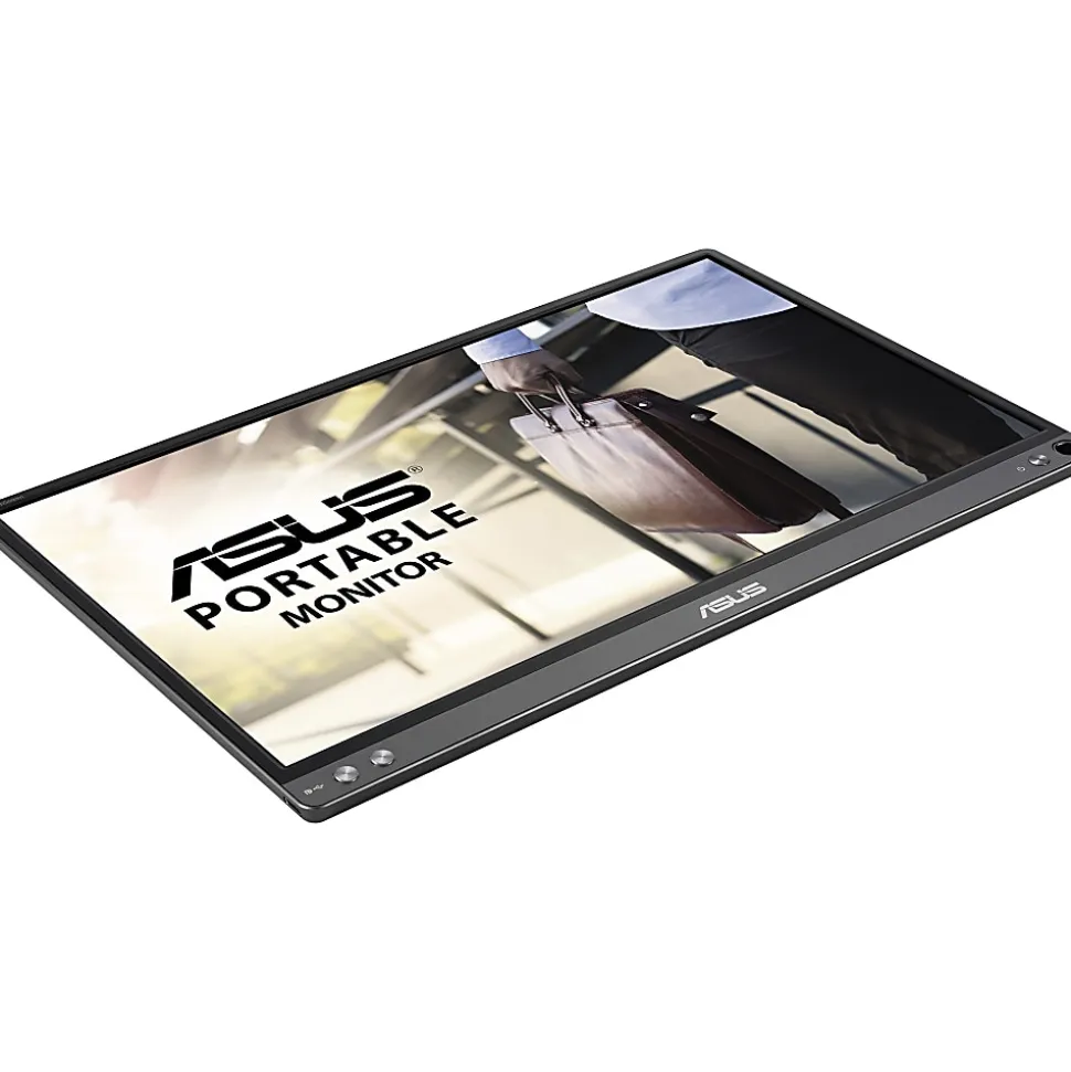 Asus ZenScreen MB16ACE 16" Class Full HD LCD Monitor - 16:9 - Dark Gray - 15.6" Viewable - In-plane Switching (IPS) Technology - MB16ACE