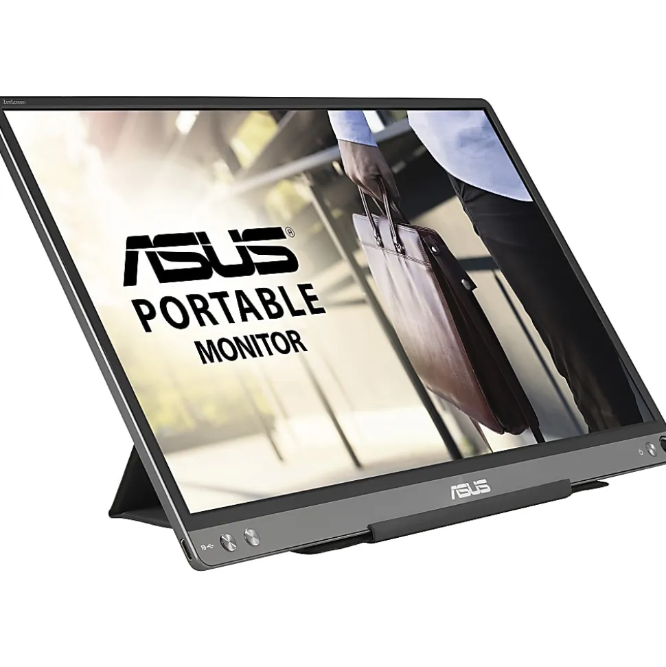 Asus ZenScreen MB16ACE 16" Class Full HD LCD Monitor - 16:9 - Dark Gray - 15.6" Viewable - In-plane Switching (IPS) Technology - MB16ACE