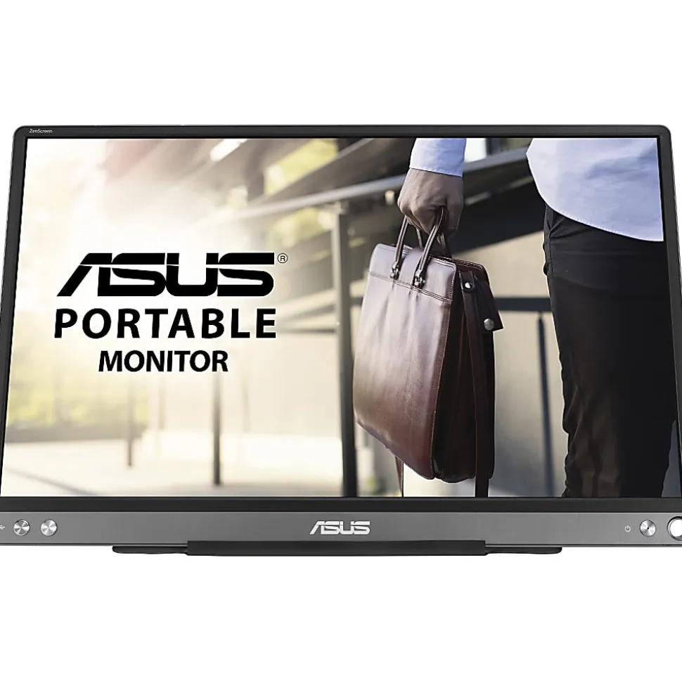 Asus ZenScreen MB16ACE 16" Class Full HD LCD Monitor - 16:9 - Dark Gray - 15.6" Viewable - In-plane Switching (IPS) Technology - MB16ACE