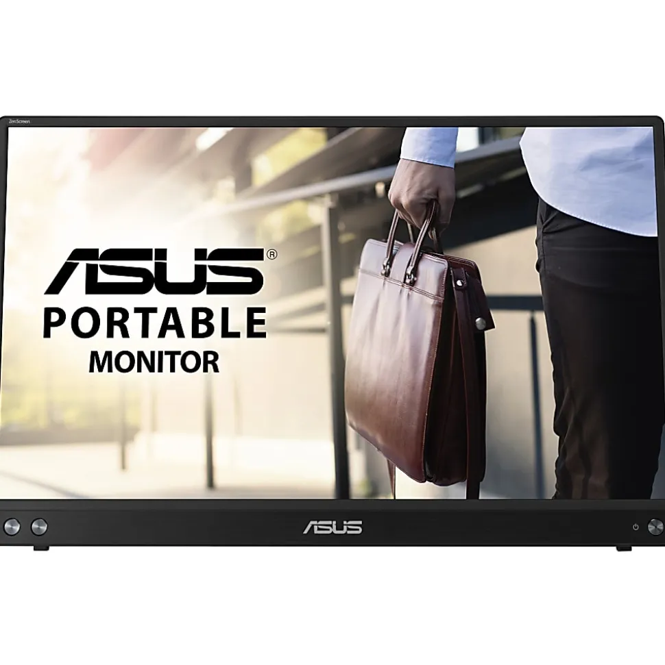 Asus ZenScreen MB16ACV 16" Class LCD Monitor - 16:9 - Silver - 15.6" Viewable - In-plane Switching (IPS) Technology - MB16ACV