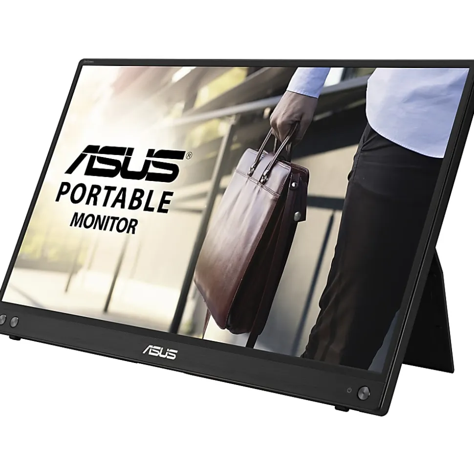 Asus ZenScreen MB16ACV 16" Class LCD Monitor - 16:9 - Silver - 15.6" Viewable - In-plane Switching (IPS) Technology - MB16ACV