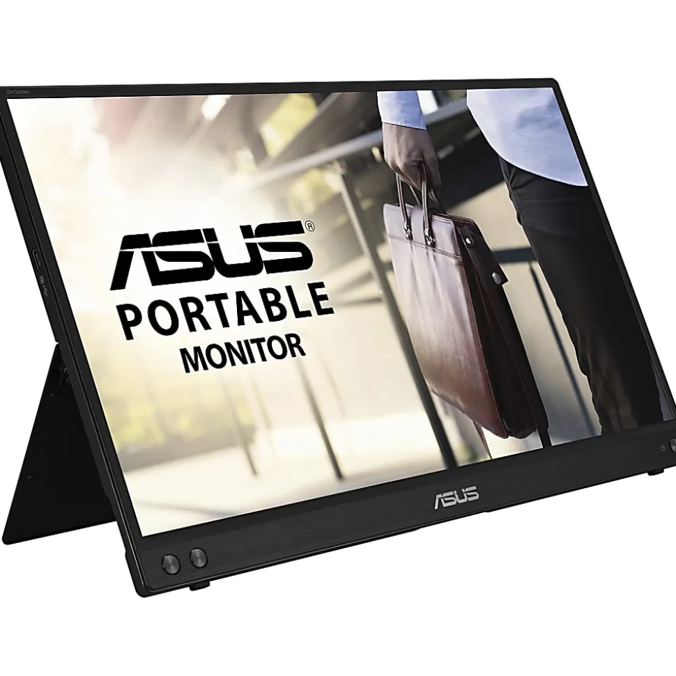 Asus ZenScreen MB16ACV 16" Class LCD Monitor - 16:9 - Silver - 15.6" Viewable - In-plane Switching (IPS) Technology - MB16ACV