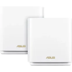 Asus ZenWiFi ET8 ET8 (W-2-PK) Wi-Fi 6 IEEE 802.11ax  Wireless Router - 2.40 GHz ISM Band - 5 GHz UNII Band - ET8W2PK