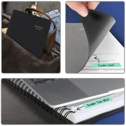 AT-A-GLANCE® Academic 2026-2027 Daily Appointment Book Planner, Black, Small, 5