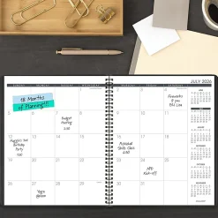 AT-A-GLANCE® Academic 2026-2027 18-Month Monthly Planner, Black, Large, 9