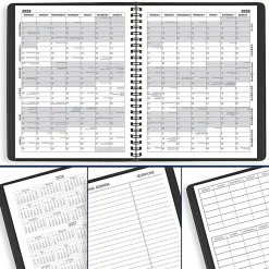 AT-A-GLANCE® Academic 2026-2027 18-Month Monthly Planner, Black, Medium, 7" x 8 3/4"