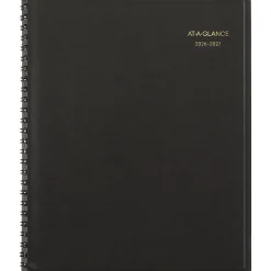 AT-A-GLANCE® Academic 2026-2027 18-Month Monthly Planner, Black, Medium, 7