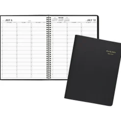 AT-A-GLANCE® Academic 2026-2027 Weekly Appointment Book Planner, Black, Large, 8 1/4" x 11"
