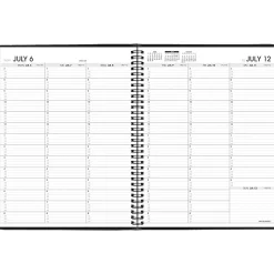 AT-A-GLANCE® Academic 2026-2027 Weekly Appointment Book Planner, Black, Large, 8 1/4
