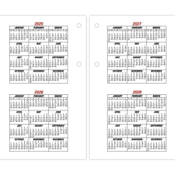 AT-A-GLANCEĀ® Burkhart's Day CounterĀ® 2026 Daily Loose-Leaf Desk Calendar Refill, Large, 4 1/2" x 7 1/2"