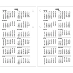 AT-A-GLANCE® Burkhart's Day Counter® 2026 Daily Loose-Leaf Desk Calendar Refill, Large, 4 1/2