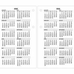 AT-A-GLANCE® Burkhart's Day Counter® 2026 Daily Loose-Leaf Desk Calendar Refill, Large, 4 1/2