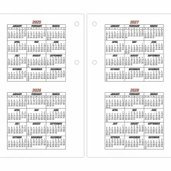 AT-A-GLANCE® Burkhart's Day Counter® 2026 Daily Loose-Leaf Desk Calendar Refill, Large, 4 1/2