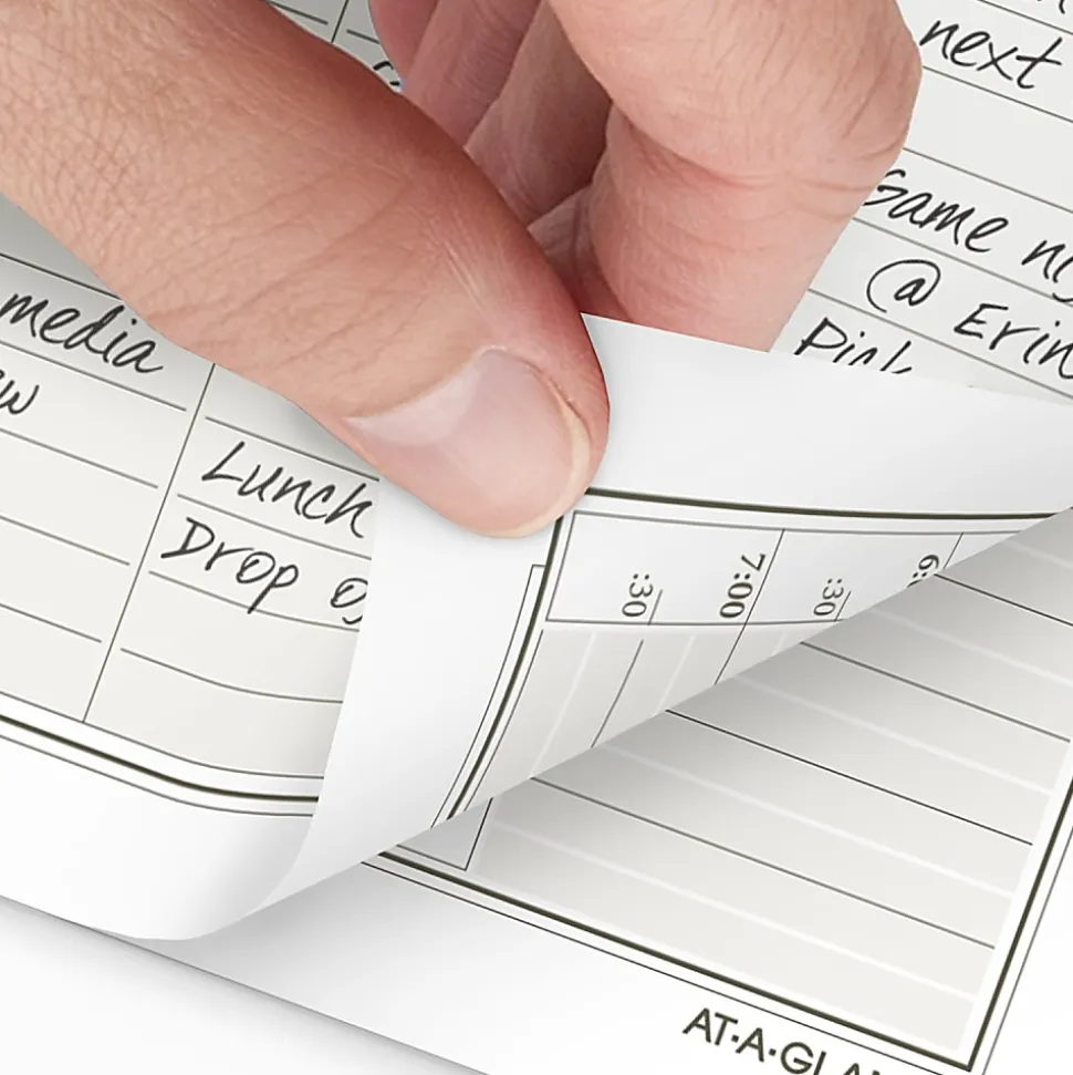 AT-A-GLANCE® 2026 Column Style Weekly Monthly Planner Refill, Loose-Leaf, Desk Size, 5 1/2" x 8 1/2"