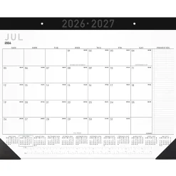 AT-A-GLANCEĀ® Contemporary Academic 2026-2027 Monthly Desk Pad Calendar, Standard, 21 3/4" x 17"
