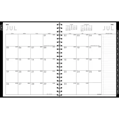 AT-A-GLANCE® Contemporary Academic 2026-2027 Weekly Monthly Planner, Black, Large, 8 1/4" x 11"