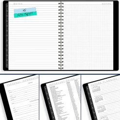 AT-A-GLANCE® Contemporary Academic 2026-2027 Weekly Monthly Planner, Black, Large, 8 1/4