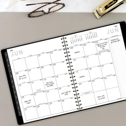 AT-A-GLANCE® Contemporary Academic 2026-2027 Weekly Monthly Planner, Black, Large, 8 1/4