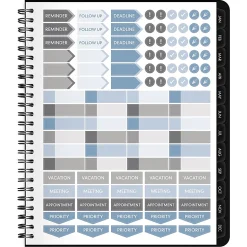 AT-A-GLANCE® Contemporary Lite 2026 Weekly Monthly Planner, Black, Medium, 7