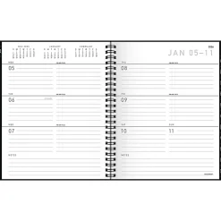 AT-A-GLANCE® Contemporary Lite 2026 Weekly Monthly Planner, Black, Medium, 7