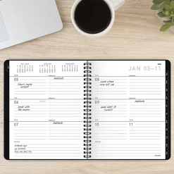 AT-A-GLANCE® Contemporary Lite 2026 Weekly Monthly Planner, Black, Medium, 7