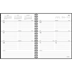 AT-A-GLANCE® Contemporary Lite Academic 2026-2027 Weekly Monthly Planner, Black, Medium, 7