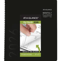AT-A-GLANCE® Contemporary 2026 Monthly Planner, Black, Large, 9