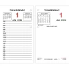 AT-A-GLANCE® 2026 Daily Loose-Leaf Desk Calendar Refill With Weekends, Standard, 3 1/2" x 6"