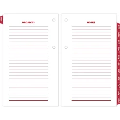 AT-A-GLANCE® 2026 Daily Loose-Leaf Desk Calendar Refill With Weekends, Standard, 3 1/2