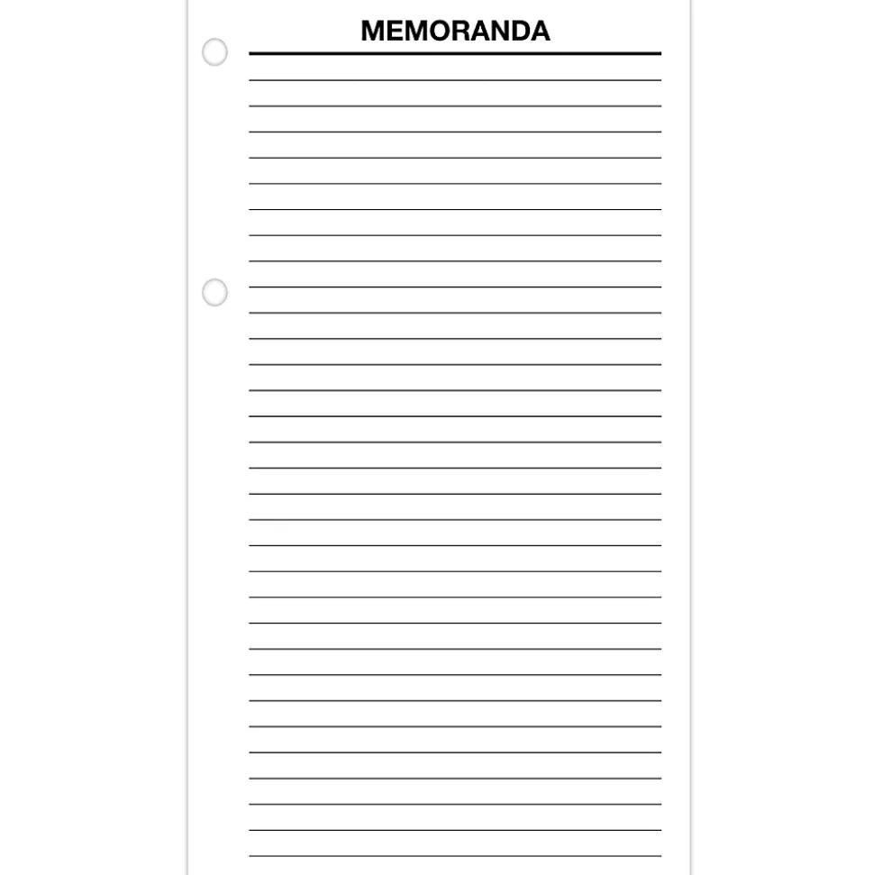 AT-A-GLANCE® 2026 Daily Loose-Leaf Desk Calendar Refill, Standard, 4 1/2" x 8"