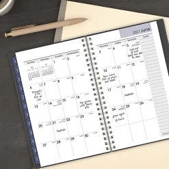 AT-A-GLANCE® DayMinder® Academic 2026-2027 Weekly Monthly Planner, Charcoal, Small, 5" x 8"