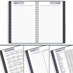 AT-A-GLANCE® DayMinder® Academic 2026-2027 Weekly Monthly Planner, Charcoal, Small, 5