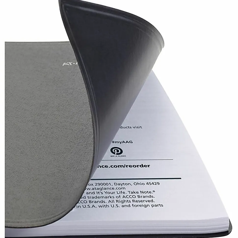 AT-A-GLANCE® DayMinder® 2026 Daily Appointment Book Planner, Black, Small, 5" x 8", G1000026