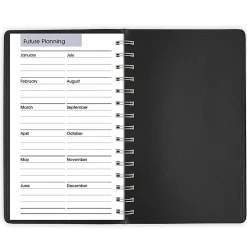 AT-A-GLANCE® DayMinder® 2026 Daily Appointment Book Planner, Black, Small, 5