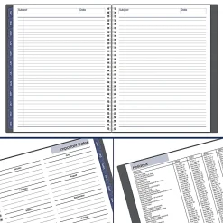 AT-A-GLANCE® DayMinder® 2026 Monthly Planner, Gray, Large, 8 1/2