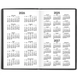 AT-A-GLANCE® DayMinder® 2026 Monthly Planner, Black, Pocket, 3 1/2" x 6"